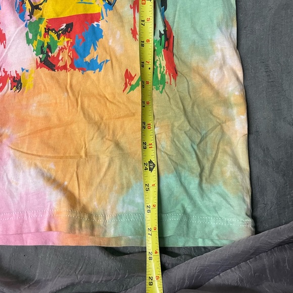 Women’s king Jesus Wrldinvsn Multi-coloured tie-dye Jesus tee #streetwear. Sz S - Picture 6 of 6